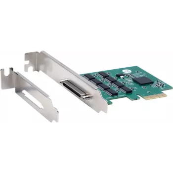 Placa PCIe série Exsys EX-46028 — 8 portas RS-232 com cabo octopus