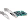 Placa PCIe série Exsys EX-46028 — 8 portas RS-232 com cabo octopus