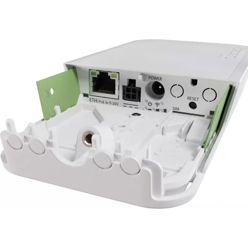 Ponto de acesso sem fios MikroTik wAP LTE kit 2024 — 2,4 GHz, 300 Mbps, IP54, PoE, ranhura SIM