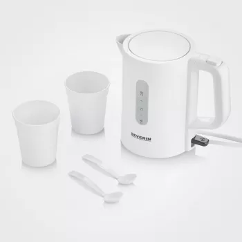 Chaleira elétrica Severin 0,5 L 1100 W branca