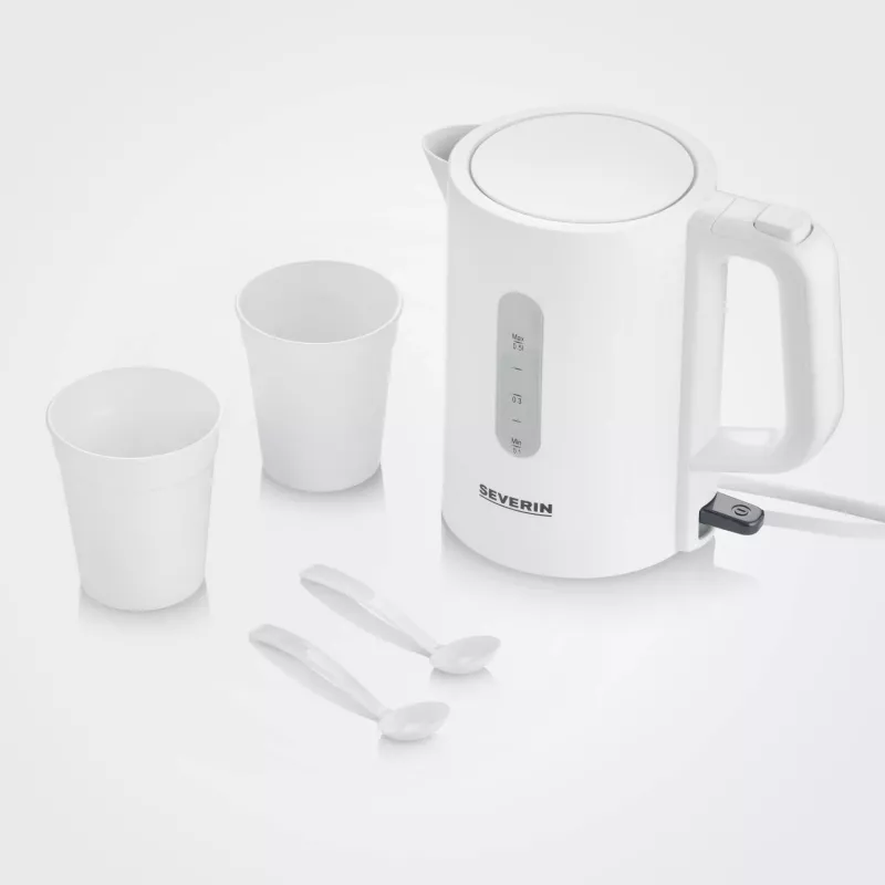 Chaleira elétrica Severin 0,5 L 1100 W branca