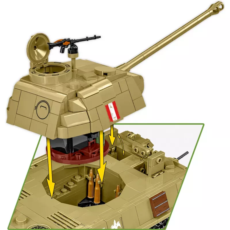 Blocos de construção Panzer V Panther G Pudel 1133 peças