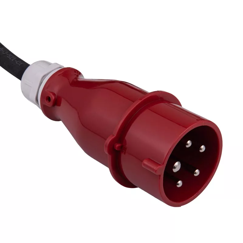 Akyga AK-EC-24 carregador EV móvel, GB/T, ficha CEE 5 pinos, trifásico, 32 A, 22 kW, LCD, 5 m