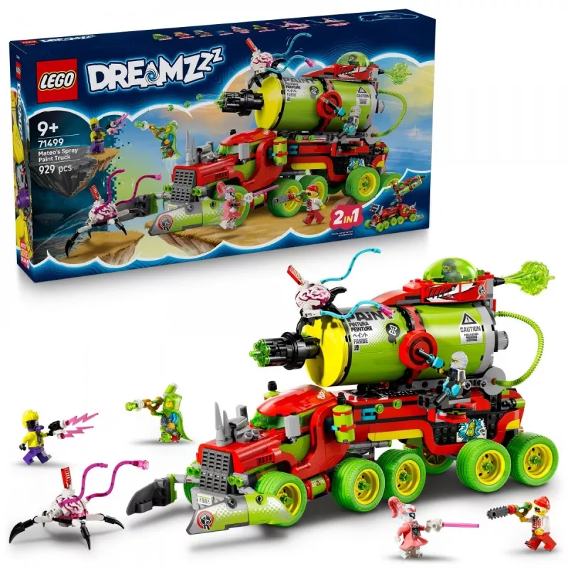 LEGO DREAMZZZ 71499 camião de tinta em spray do Mateo