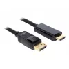 Cabo Delock DisplayPort 1.1 macho > High Speed HDMI-A macho passivo 3 m preto (82435)