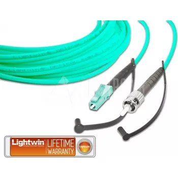 Cabo de rede de fibra ótica Lightwin High Quality Simplex, MM OM3, LC - ST (LSP-50 LC-ST 2.0 OM3)