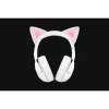 Headset gaming sem fios Razer Kraken Kitty V2 BT branco com Bluetooth, THX Spatial Audio, iluminação RGB