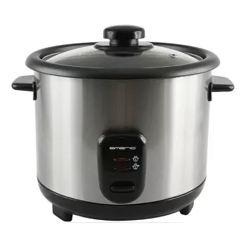 Emerio RCE-110118, preto, aço inoxidável, 1,5 l, 500 W, 265 mm, 240 mm, 263 mm