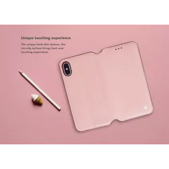 Capa Folio VixFox para iPhone 7/8 — rosa, capa de proteção tipo folio