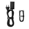 Carregador Baseus GaN3 Pro telemóvel tablet preto AC interior 15V 3A