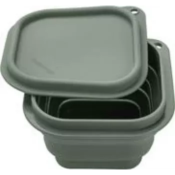 Lancheira Fackelmann 26926 silicone verde cinzento 130mm