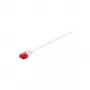 Wentronic Goobay cabo de rede fino CAT 6, U/UTP, branco, 0,25 m - material de cobre (71550)