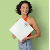 Ecomed by Medisana PS-72E Balança de Banho – 150 kg, Plataforma de Vidro, Branco
