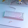 Conjunto de teclas GLORIOUS GMMK ABS Doubleshot V2 layout UK branco — teclas de substituição para teclados mecânicos