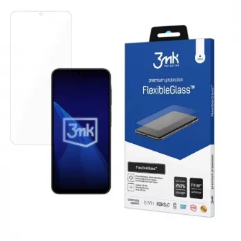 Proteção de ecrã 3MK FlexibleGlass para Samsung Galaxy A17 5G/4G (específica para o modelo)