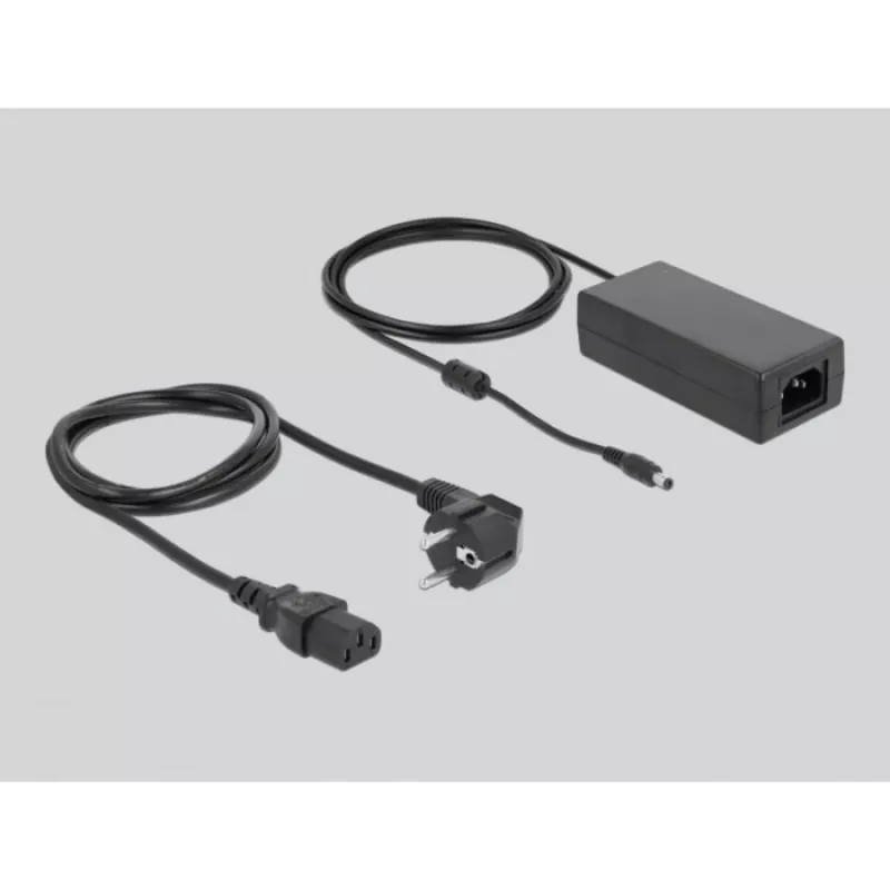 Comutador de rede DeLOCK 87764 Gigabit Ethernet PoE preto