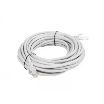 Cabo de rede LANBERG PCU6-10CC-1500-S Cat6 U/UTP RJ-45 — 15 m, cinzento