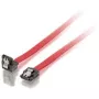 Cabo Equip SATA II, angular, 0,5m, 0,5 m, SATA II, SATA 7-Pin, SATA 7-Pin, Macho/Macho, Vermelho