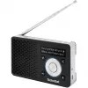 TechniSat DigitRadio 1 A 0100/4997 rádio digital, DAB+/FM, RDS, 40 estações memorizáveis, função de aviso ASA, preto/prateado