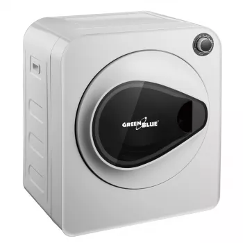 Máquina de secar roupa GreenBlue GB405 — elétrica 830 W, capacidade 3 kg, modelo mini de viagem