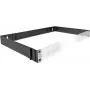 Base de rack DeLOCK 19 polegadas rack de montagem na parede 1U rebatível preto