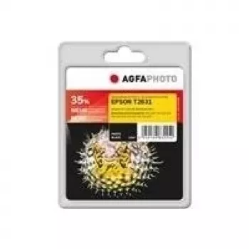 AgfaPhoto - Fotografia preto - Embalagem blister - recondicionado - Cartucho de tinta (equivalente a: Epson T2631) - para Epson Expression Premium XP-510, 520