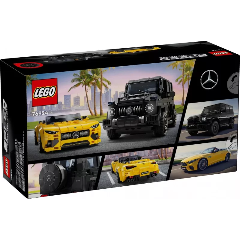 LEGO Speed Champions Mercedes-AMG G 63 & Mercedes-AMG SL 63 76924, multicolor