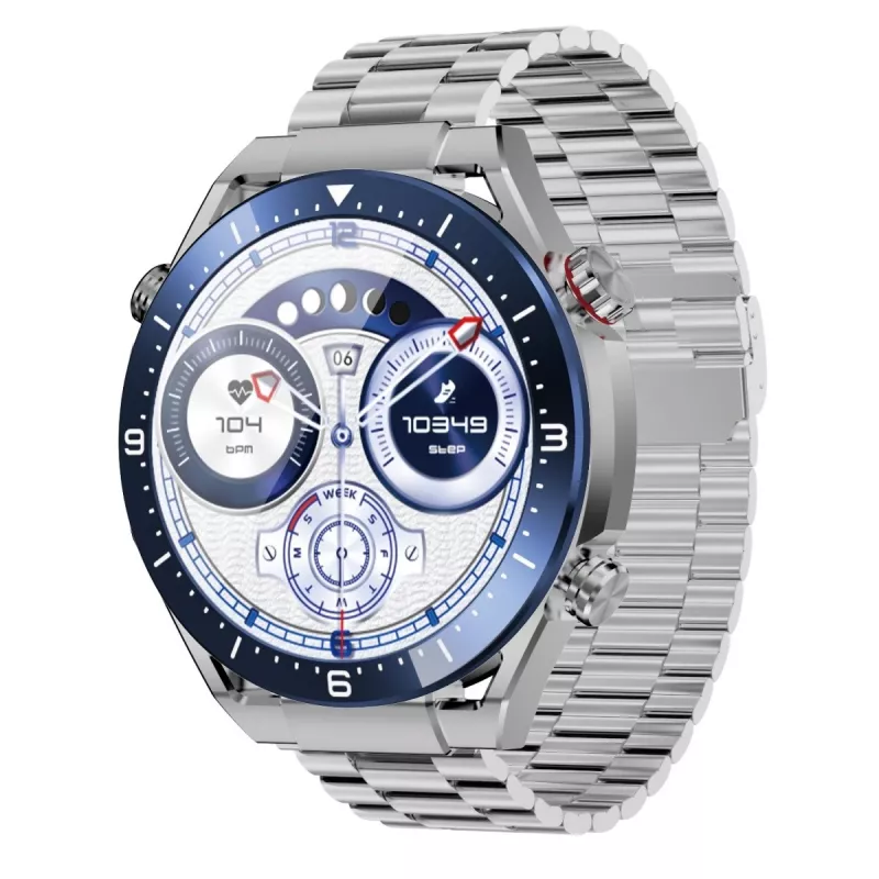 Smartwatch EW01 prateado