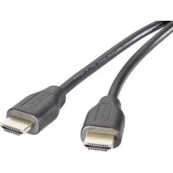 Cabo de ligação HDMI SpeaKa Professional 1,00 m Audio Return Channel, contactos banhados a ouro preto [1x ficha HDMI - 1x ficha HDMI] (SP-9021120)