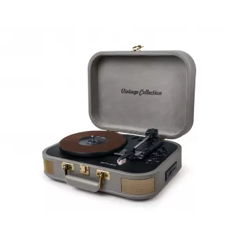 Muse | Sistema estéreo com gira-discos | MT-201 BTG | Cinzento | Porta USB | Entrada AUX