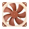 Noctua NF-A14 FLX ventoinha para caixa de 140 mm, 140x140x25 mm, 3 pinos, 12 V, 1200 RPM, 115,5 m³/h, 19,2 dB, SSO2, bege/castanho