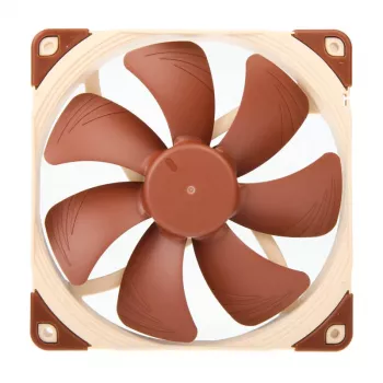 Ventoinha para caixa Noctua NF-A14 FLX de 140 mm, 25 mm de espessura, 900–1200 rpm, fluxo de ar 115,5 m³/h, 13,8–19,2 dB