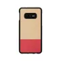 Capa para smartphone man and wood para Galaxy S10e – miss match preto, capa rígida protetora