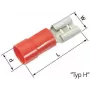 Lapp L-RA 49 H - L-RA 49 H - vermelho - conector fêmea - reto - latão - poliamida - latão (63101030)