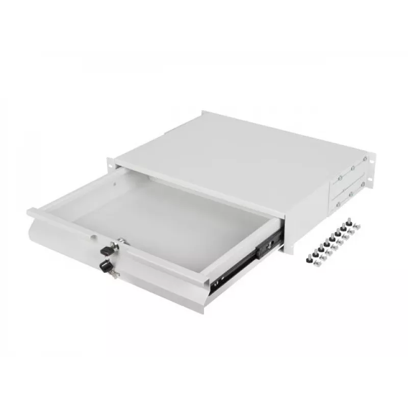 GAVETA RACK 19 2U 360MM CINZENTO LANBERG (2U/483X360MM CAPACIDADE ATÉ 90KG, MONTAGEM EM 4-PUNKT-MONTAGE)