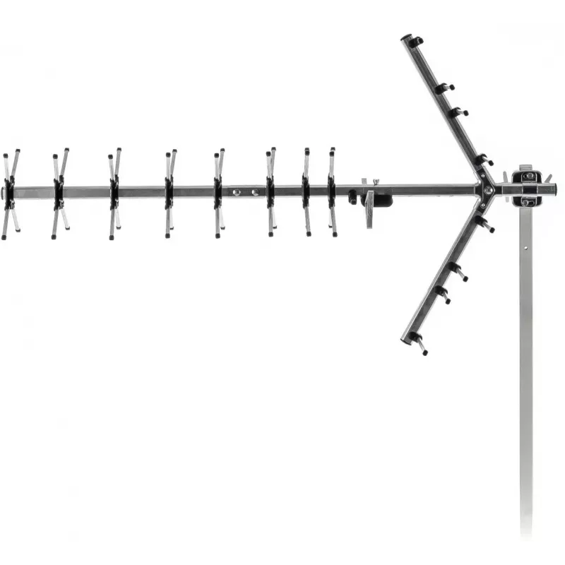 Antena de TV exterior SENCOR SDA 611 DVB‑T2/T 12 dB 75Ω com filtro 4G LTE