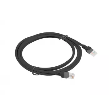 Cabo de rede LANBERG PCU5-10CC-0200-BK RJ-45 Cat5e U/UTP 2 m preto
