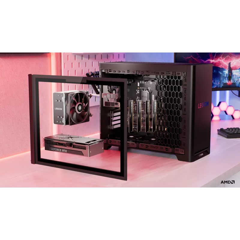 Lenovo Legion | T5 30AGB10 | Desktop | Torre | AMD Ryzen 7 | 7700X | 32 (2x16GB) GB | UDIMM DDR5 | 512 GB | NVIDIA GeForce RTX 5070 | Sem teclado | Windows 11 Pro | Garantia 24 meses