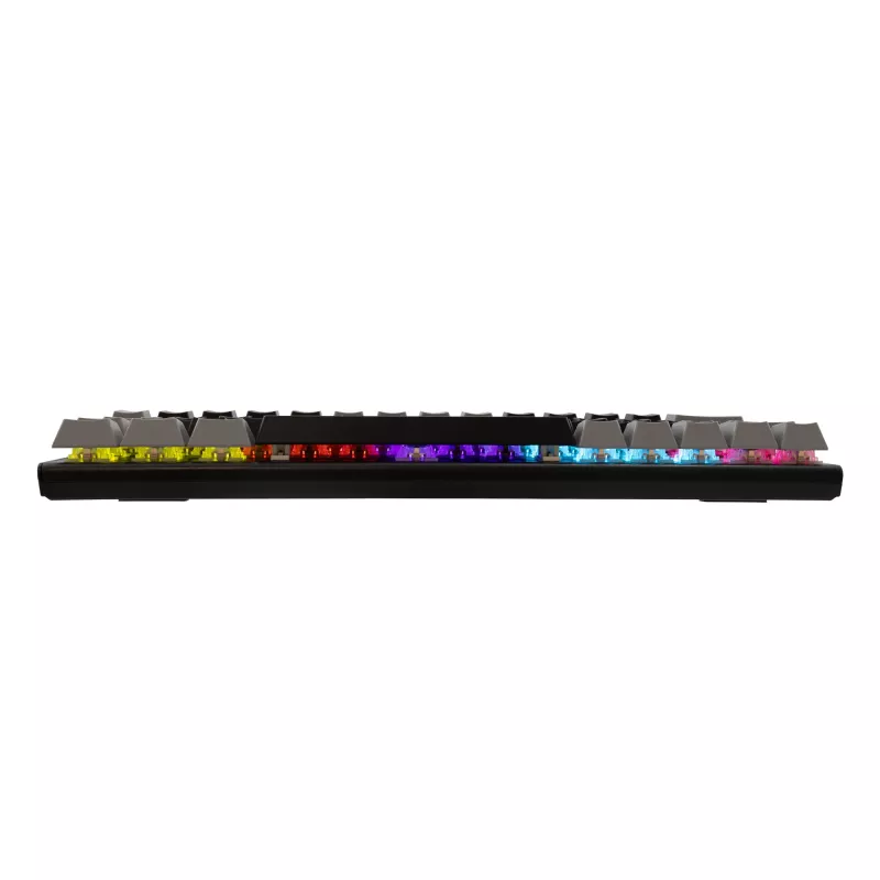 Teclado de gaming mecânico White Shark Wakizashi WAKIZASHI-2 com US Red Switches, preto-cinzento
