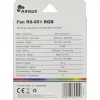 INTER-TECH Argus RS-051 RGB ventoinha de caixa de 120 mm, 900 rpm, preta