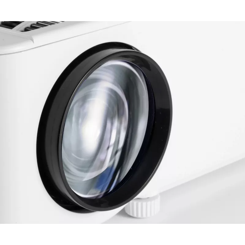 Projetor de distância padrão Technaxx TX-113 1800 ANSI lúmenes LED 800x480 branco