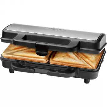 ProfiCook PC-ST 1092 - Máquina de sandes - 900 W - Aço inoxidável/preto