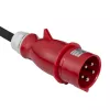 Carregador EV móvel Akyga AK-EC-22, Type 2, ficha CEE 5 pinos, trifásico, 32 A, 22 kW, LCD, 5 m