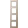 Jung moldura 4 módulos champanhe horizontal/vertical AC 584 CH (AC584CH)