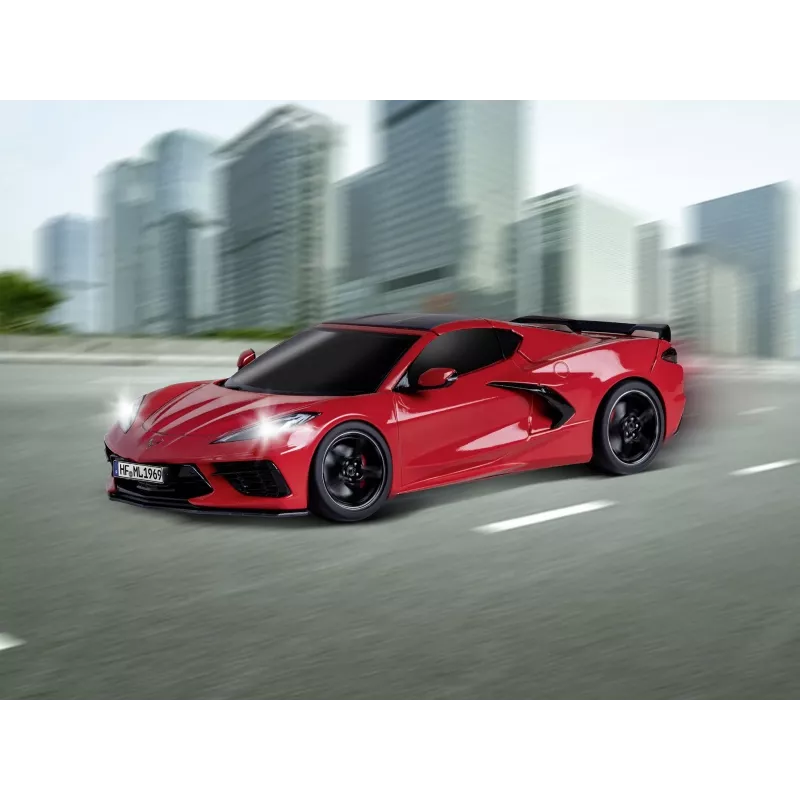Carro RC à escala Corvette C8