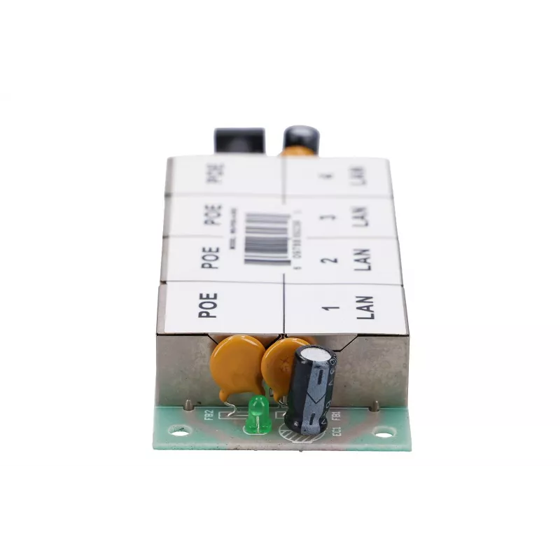 Injetor PoE Extralink 4 portas 4x 100 Mb/s RJ45, Fast Ethernet, 48 V, sem caixa