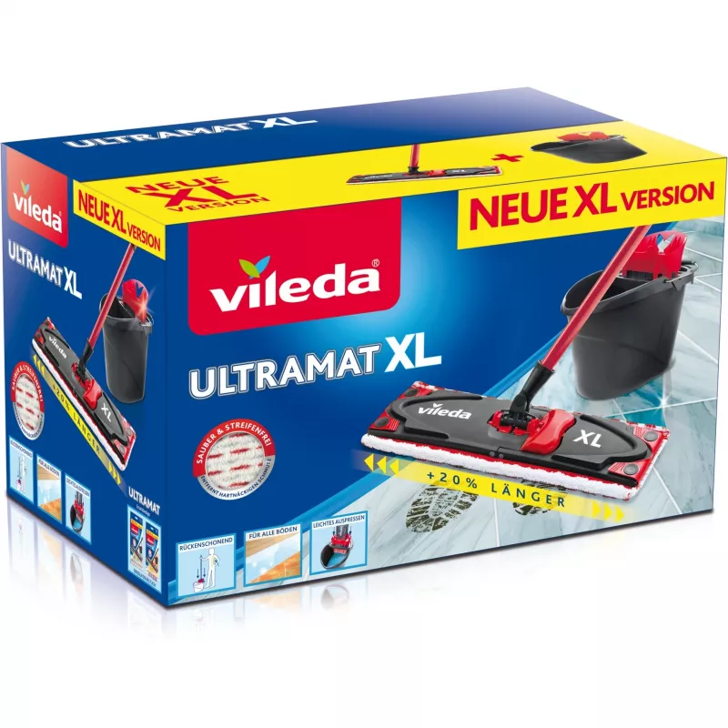 VILEDA Ultramat XL 161035 esfregona universal para limpeza húmida e seca
