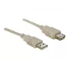 Cabo de extensão USB 2.0 DeLOCK 82240 3 m cinzento