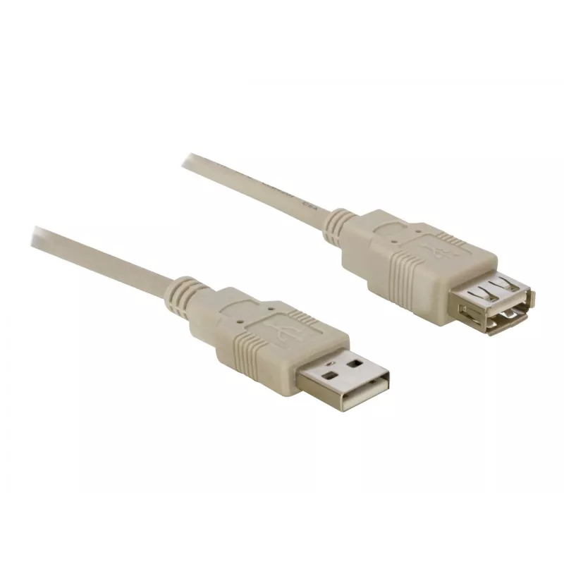 Cabo de extensão USB 2.0 DeLOCK 82240 3 m cinzento