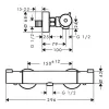 Torneira Hansgrohe Ecostat cromado 13211000